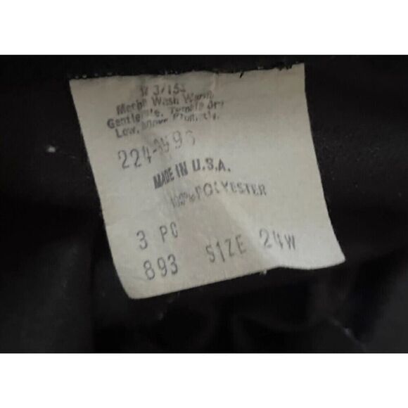 Vintage Unbranded Women’s Patterned PJ Set Cozy Black White US 24W - Picture 14 of 14